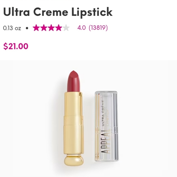 APPEAL Ultra Creme Lipstick 💄Full Size - Picture 2 of 4